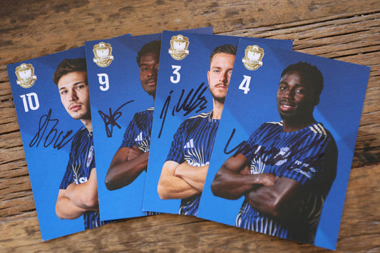 Set Autogrammkarten (signiert)